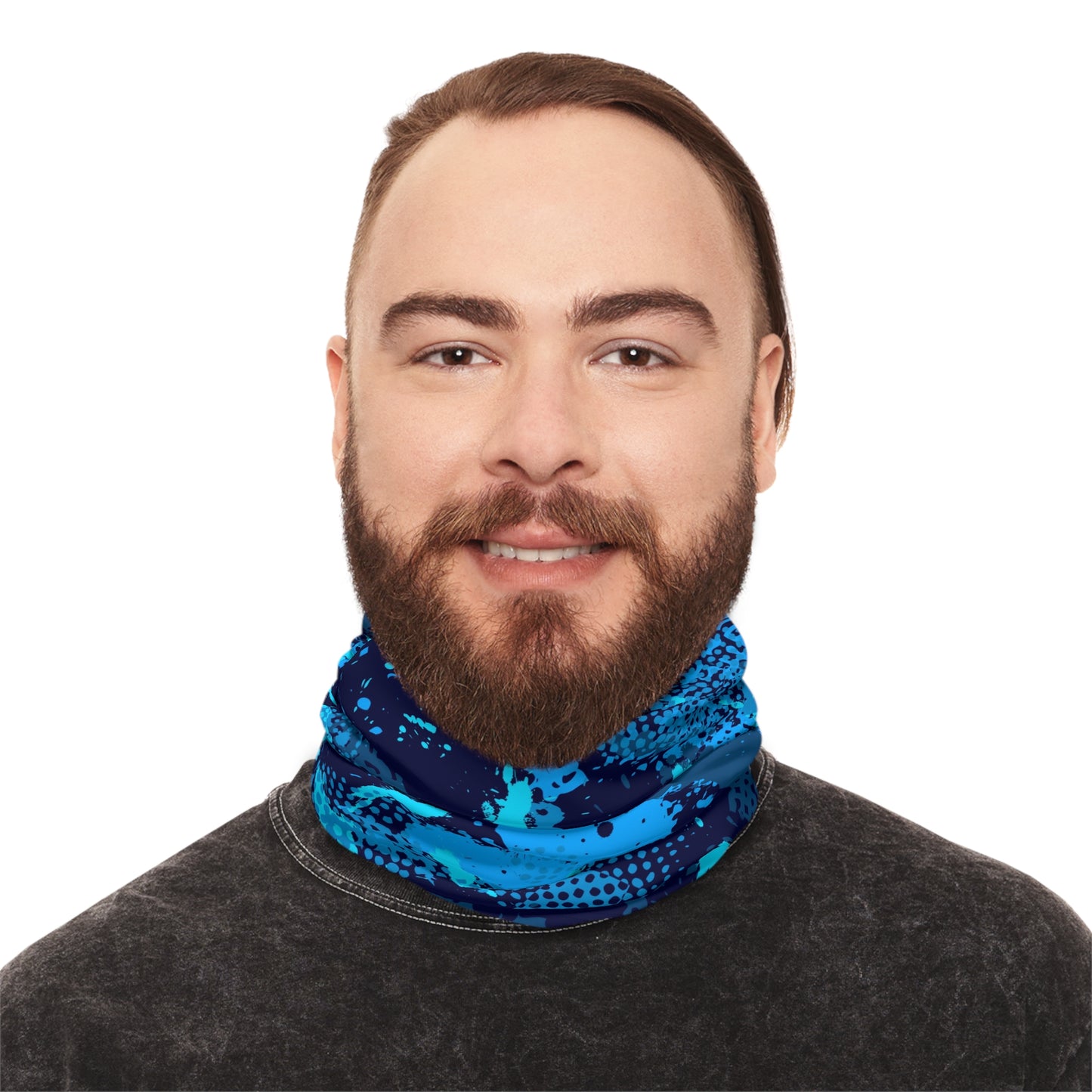Aquatic Camo Neck Gaiter | NKF Merch | Navarre Kayak Fishing