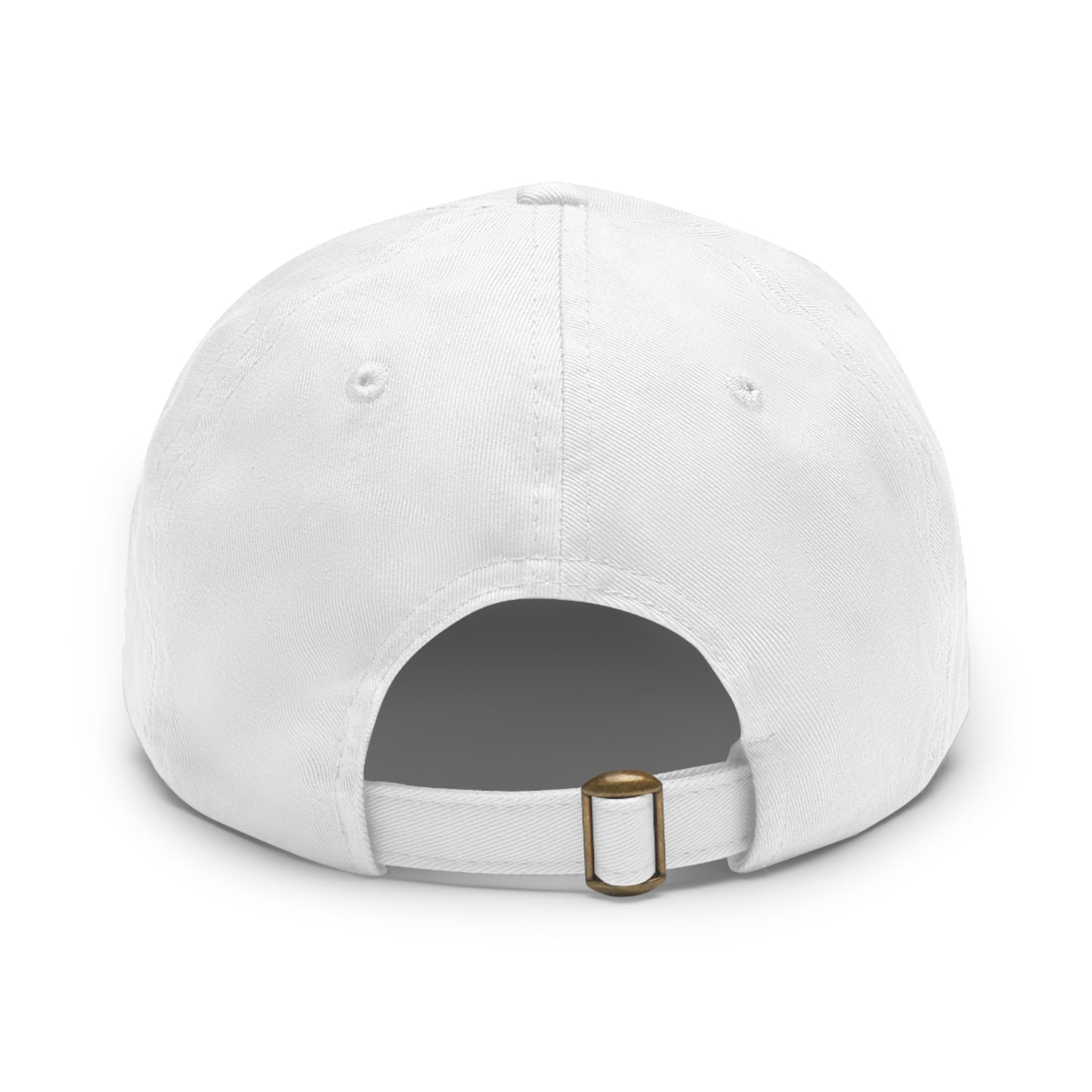 NKF Dad Hat with Round Leather Patch