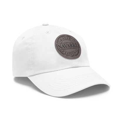 NKF Dad Hat with Round Leather Patch
