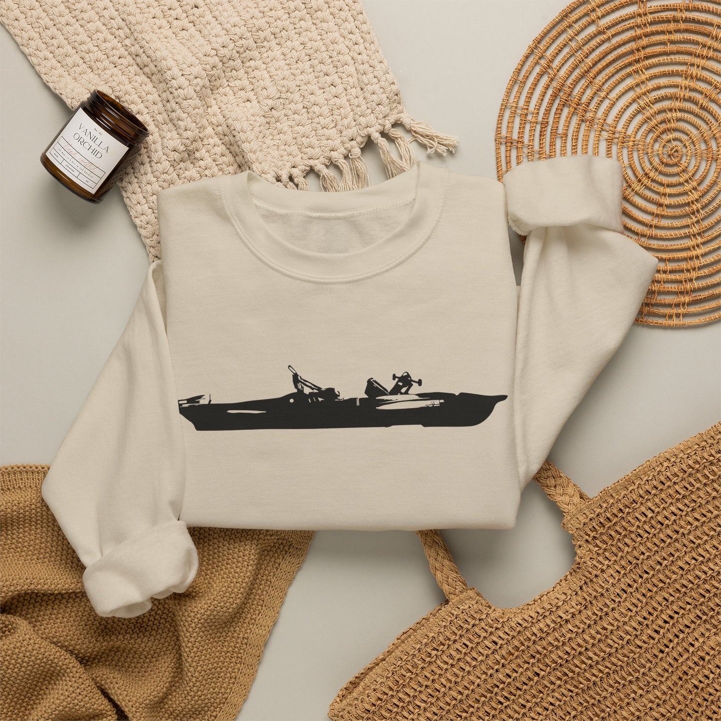NKF Kayak Silhouette  Heavy Blend™ Crewneck Sweatshirt