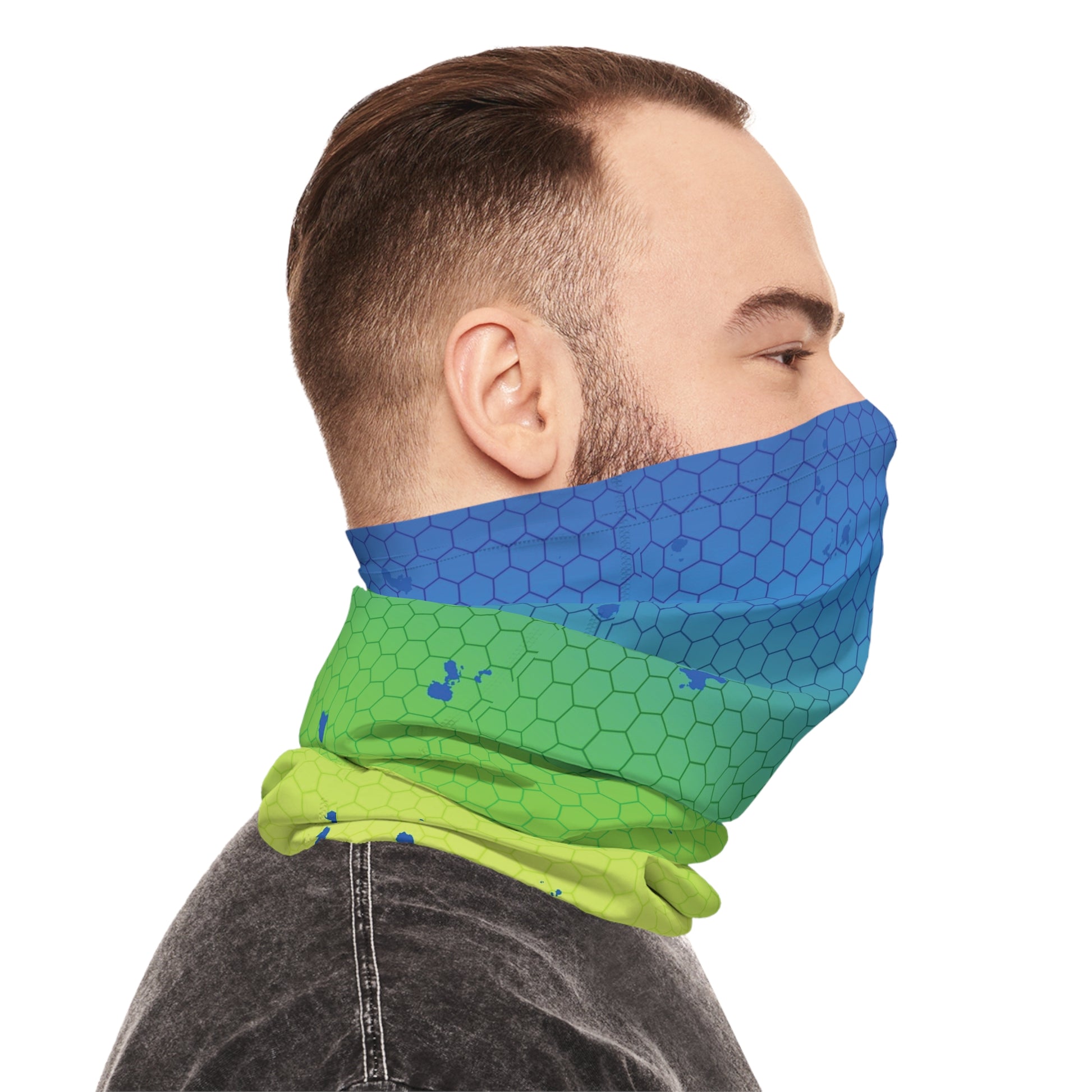 Neon Abyss Neck Gaiter | NKF Merch | Navarre Kayak Fishing