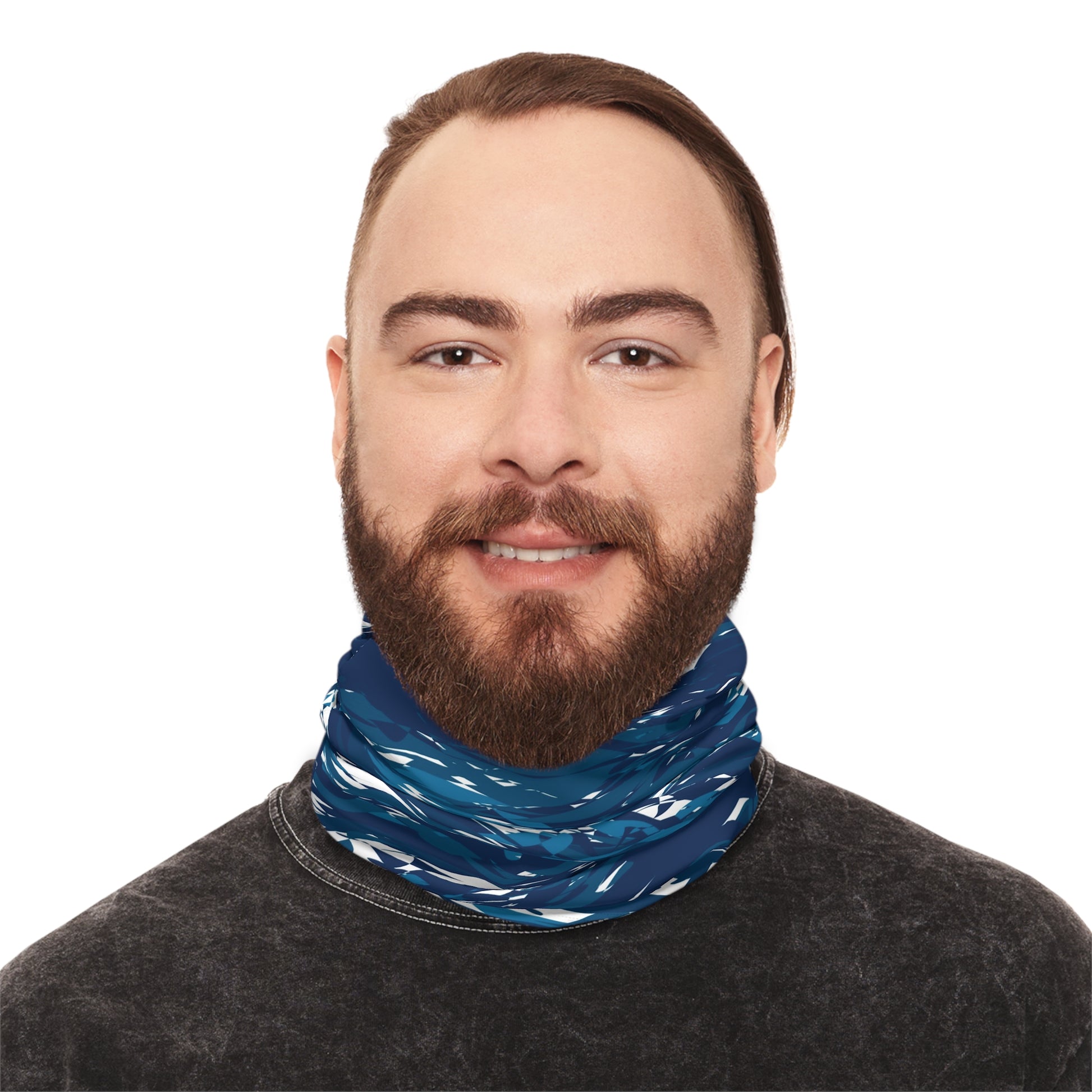 Marine Camo Neck Gaiter | NKF Merch | Navarre Kayak Fishing