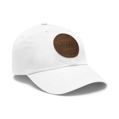NKF Dad Hat with Round Leather Patch