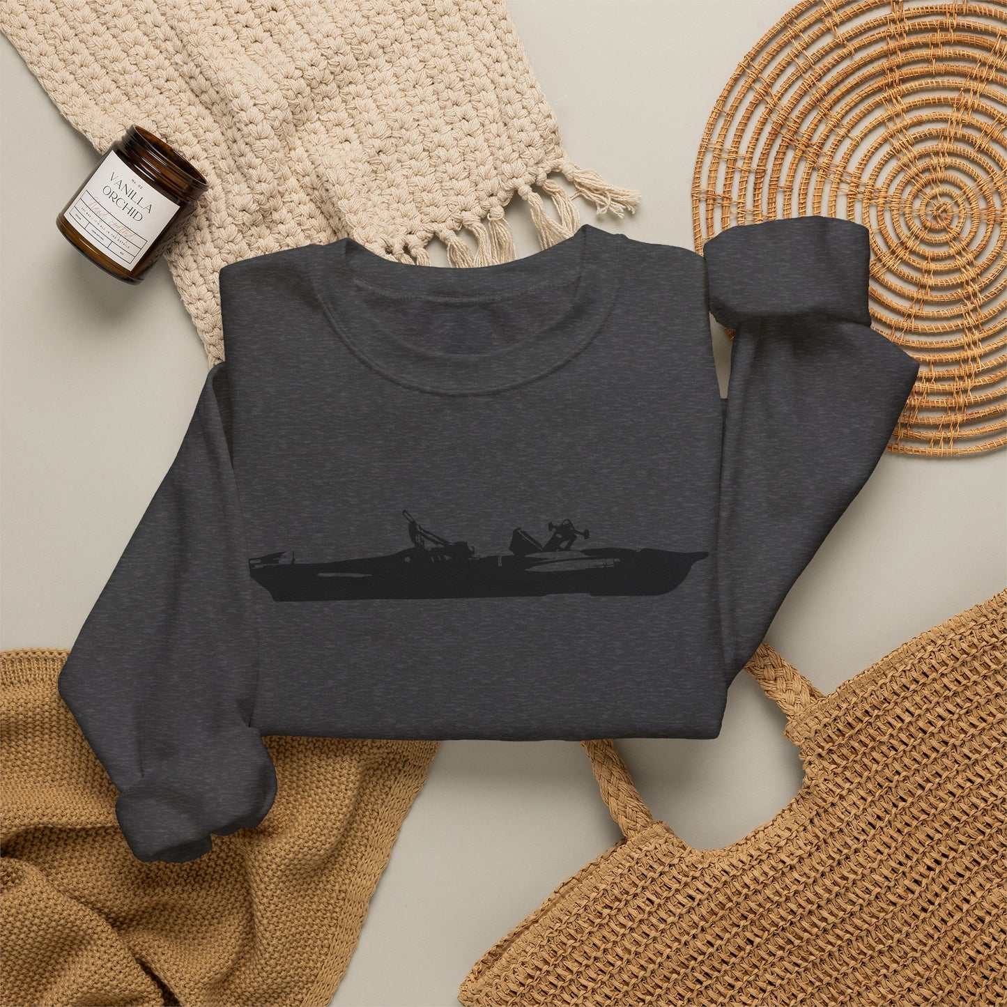 NKF Kayak Silhouette  Heavy Blend™ Crewneck Sweatshirt