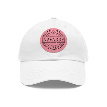 NKF Dad Hat with Round Leather Patch