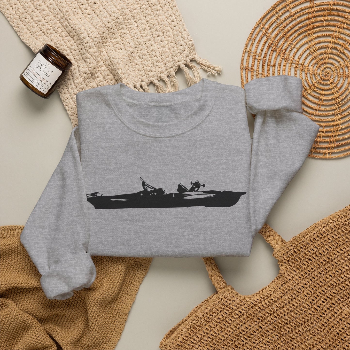NKF Kayak Silhouette  Heavy Blend™ Crewneck Sweatshirt