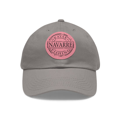 NKF Dad Hat with Round Leather Patch